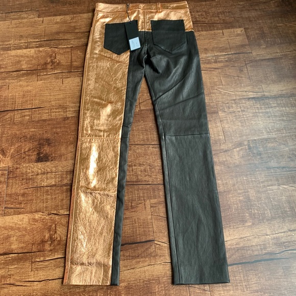 Haider Ackermann Roger Rose leather trouser - Picture 6 of 16